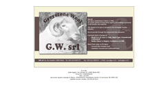 Desktop Screenshot of gw-srl.it