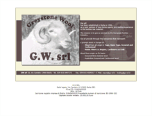 Tablet Screenshot of gw-srl.it